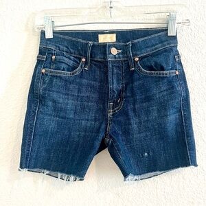 MOTHER The Rascal Denim Shorts